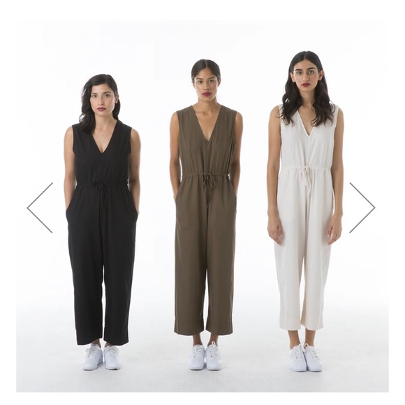 Ali golden cotton jumpsuit medium black - Picture 3 of 6